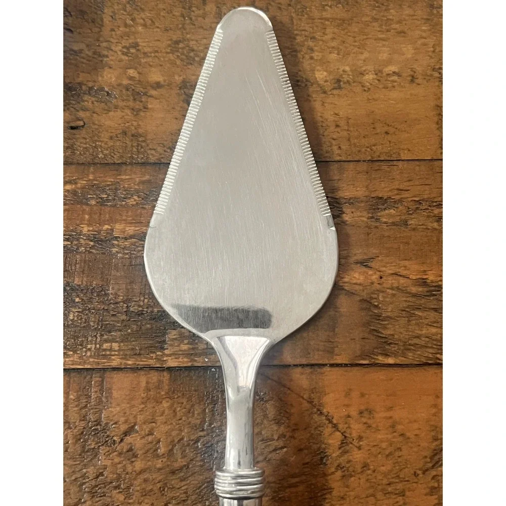 Vintage Italian Silverplate 3-Pc MCM Salad Servers & Cake Spatula ZN.4.MK Italy